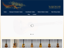 Tablet Screenshot of early-guitars.com